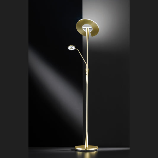 Quebec  - Floor lamp - Brass Matt - Trio