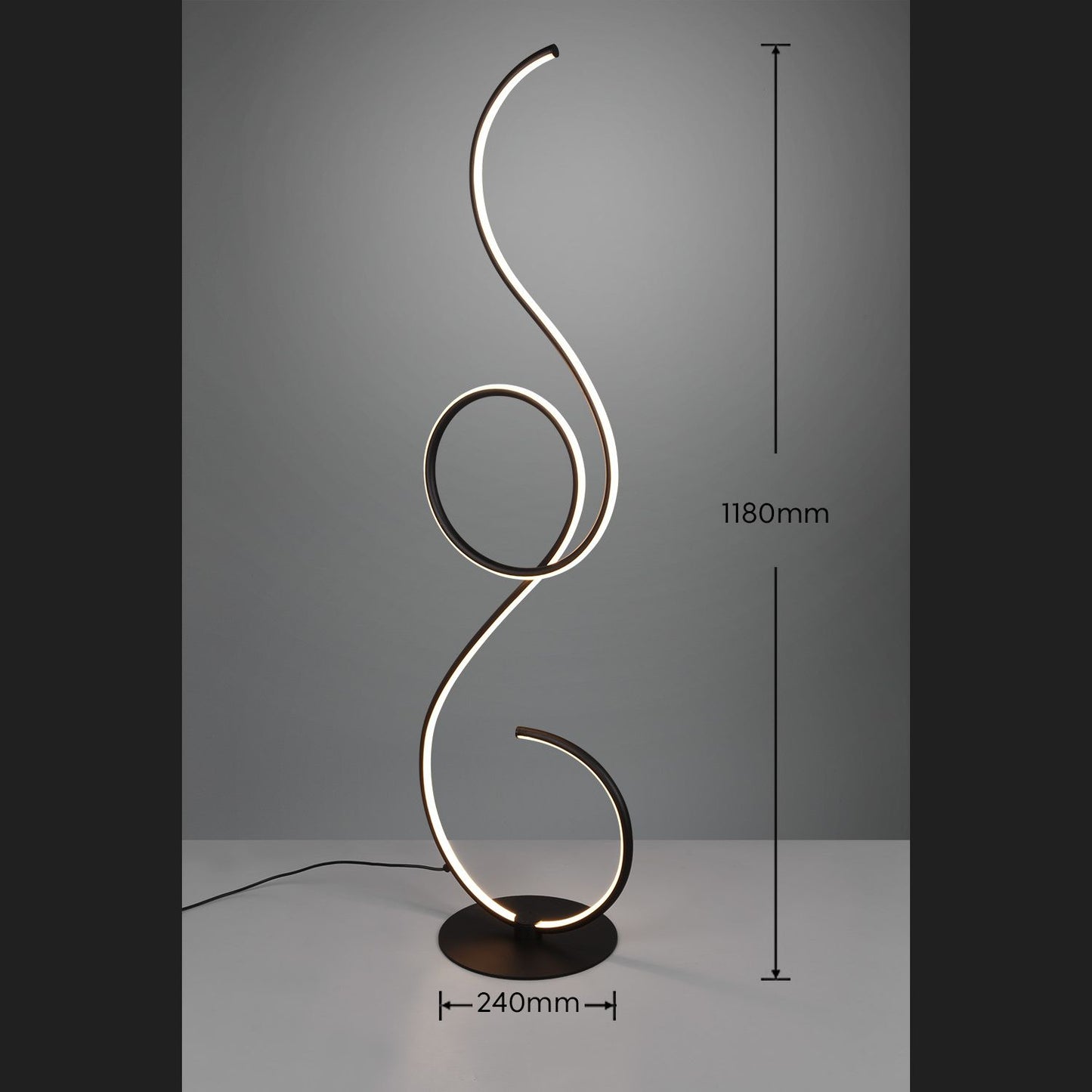 Jive  - Floor lamp - Black Matt - Trio
