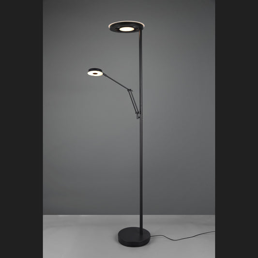 Barrie  - Floor lamp - Black Matt - Trio