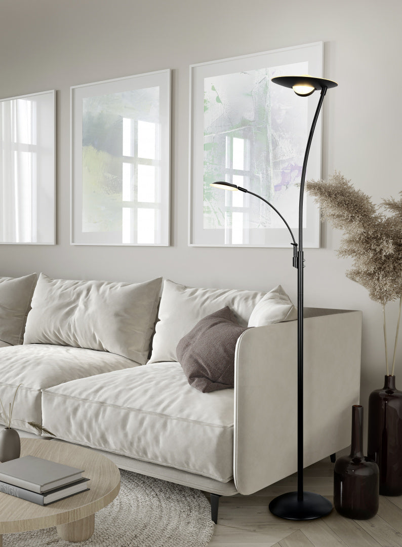 Granby  - Floor lamp - Black Matt - Trio