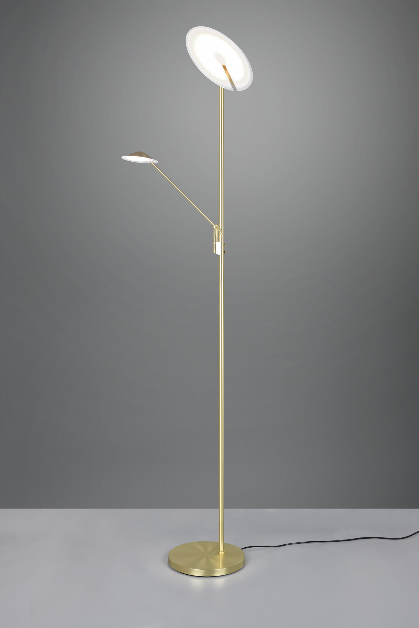 Brantford  - Floor lamp - Brass Matt - Trio