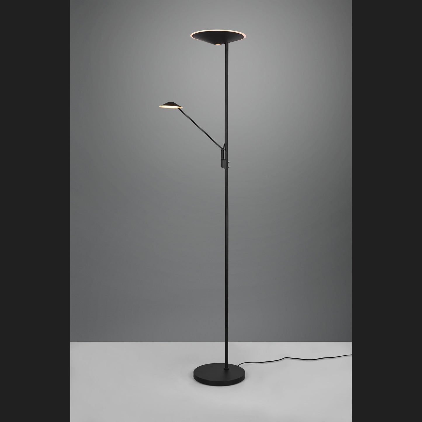 Brantford  - Floor lamp - Black Matt - Trio