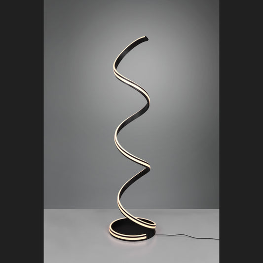 Nuria  - Floor lamp - Black Matt - Trio