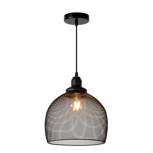 Lucide MESH - Pendant light - Ø 28 cm - 1xE27 - Black