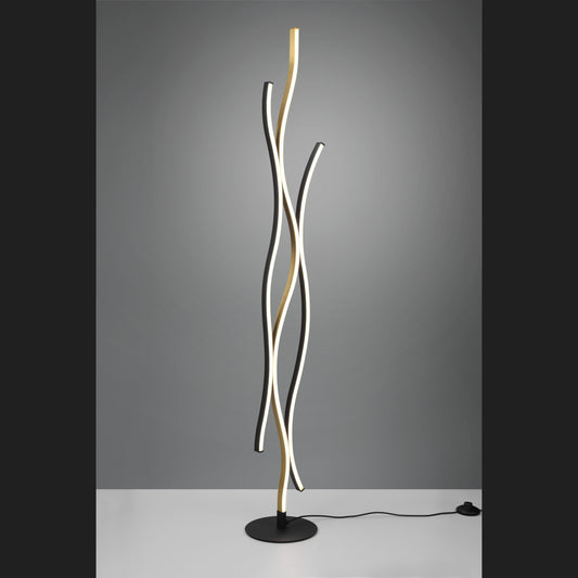 Blaze  - Floor lamp - Brass Matt - Trio