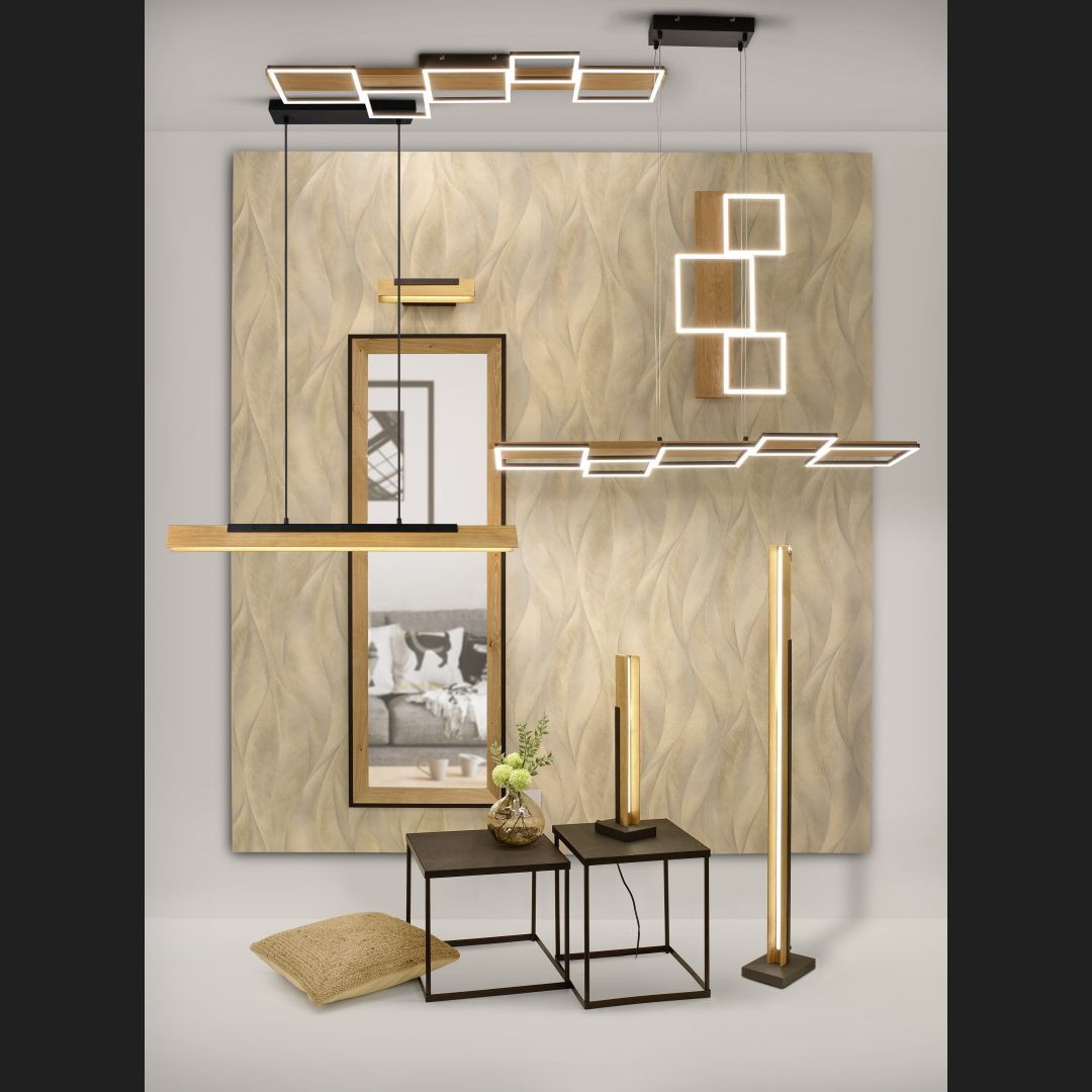 Kerala  - Floor lamp - Natural Finish - Trio