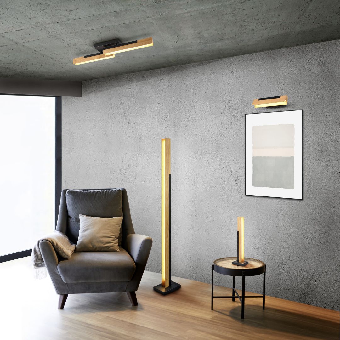 Kerala  - Floor lamp - Natural Finish - Trio