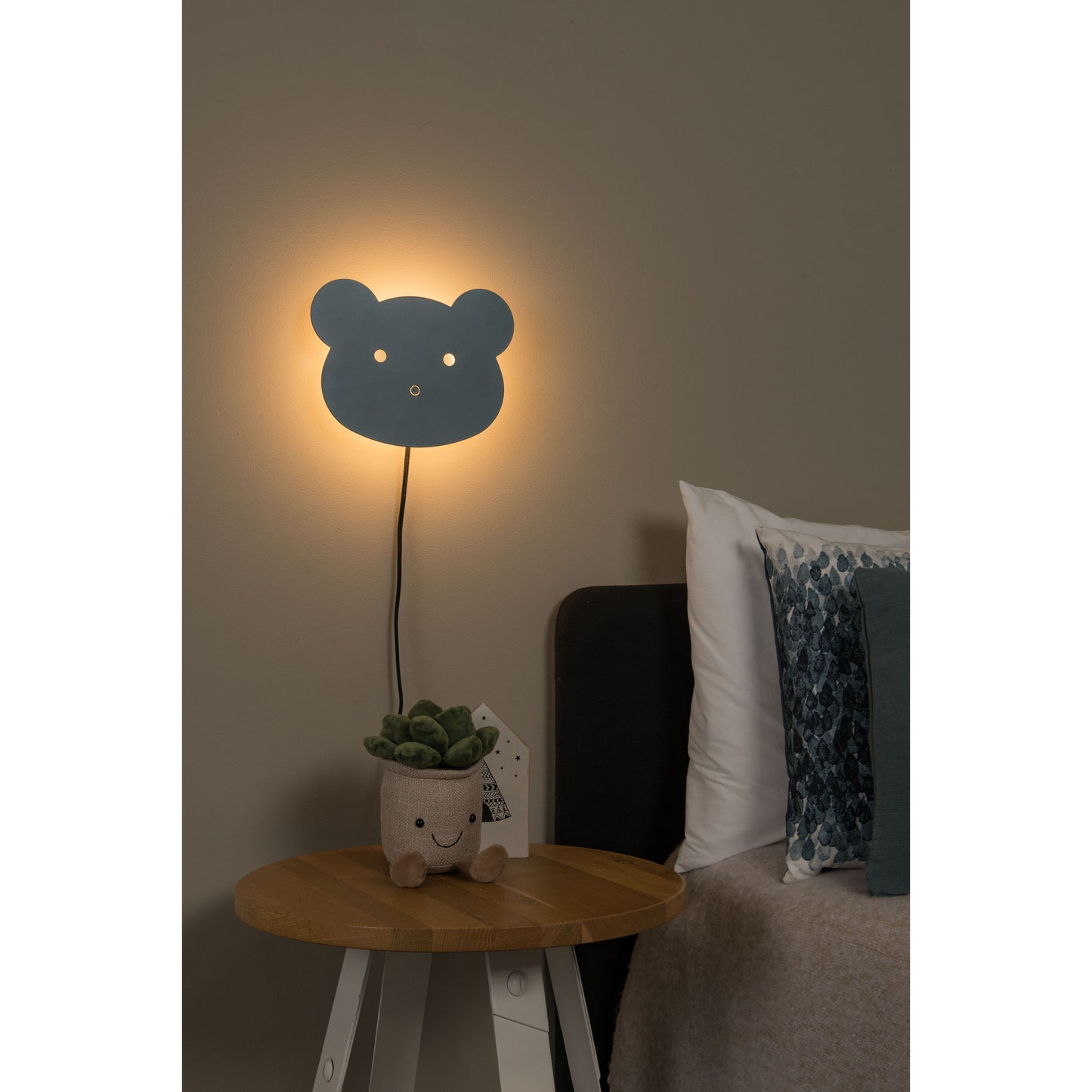 Lucide CHARLIE - Wall light Children - LED Dim. - 1x7W 2600K/2700K - Blue