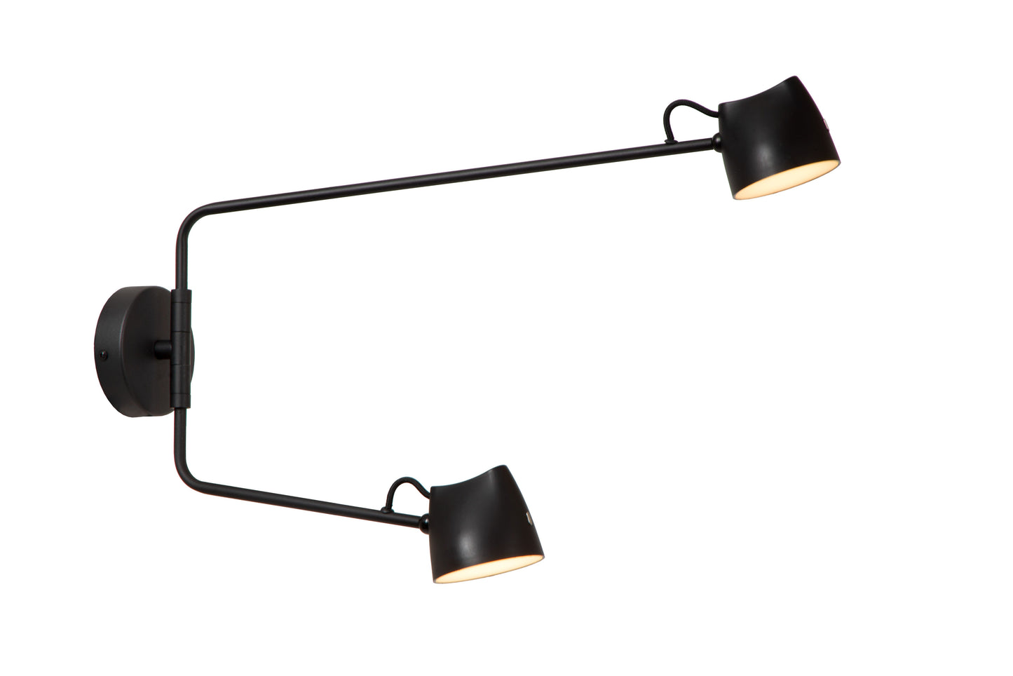 Lucide MILNE - Wall light - LED Dim. - 2x8W 2700K - Black