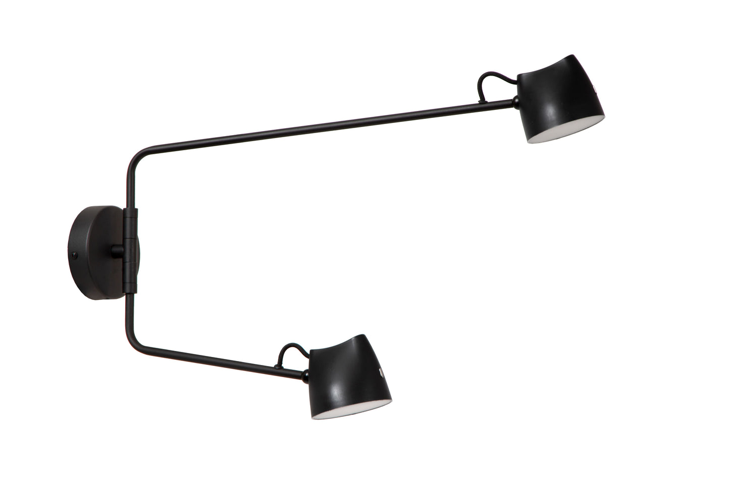 Lucide MILNE - Wall light - LED Dim. - 2x8W 2700K - Black