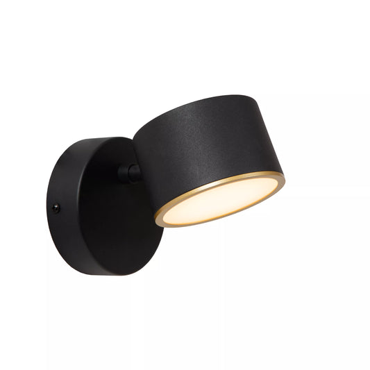 Lucide GIAN - Wall light - LED Dim. - 1x9W 2700K - Black