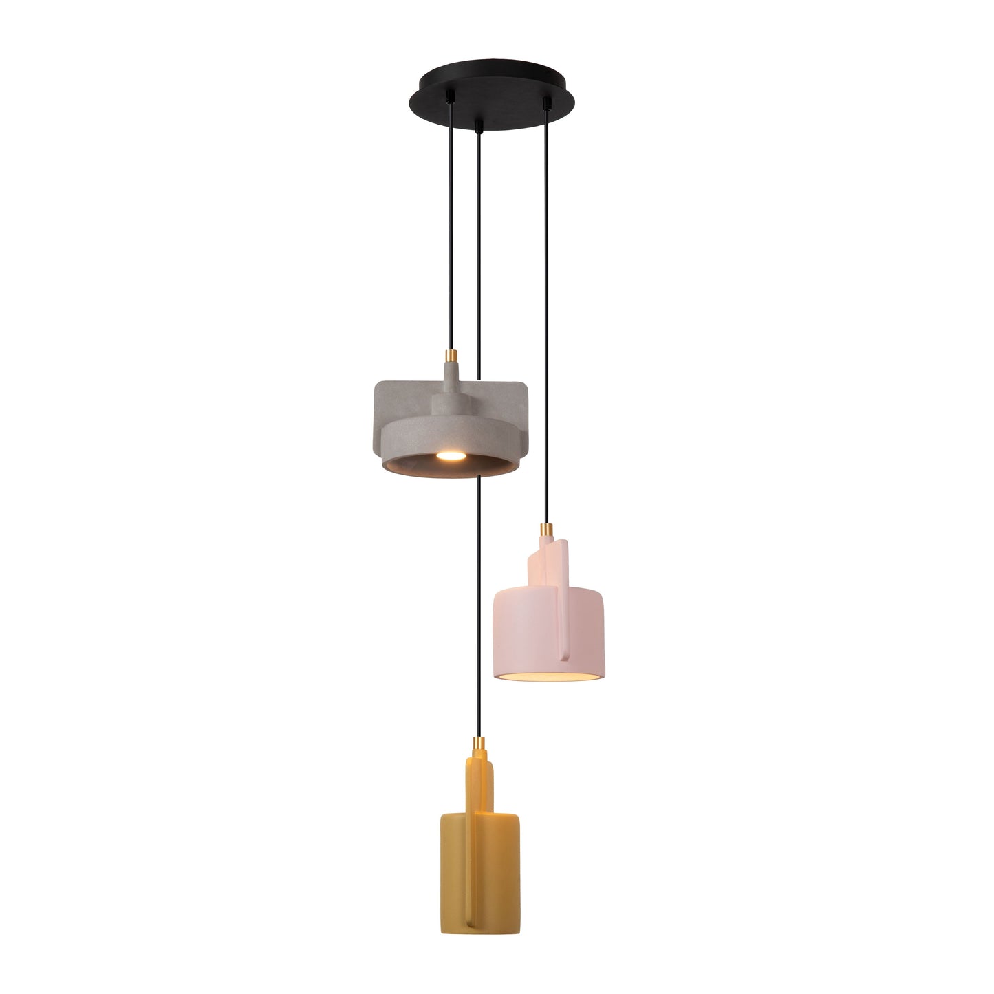 Lucide NINJA - Pendant light - 3xE27 - Multicolor