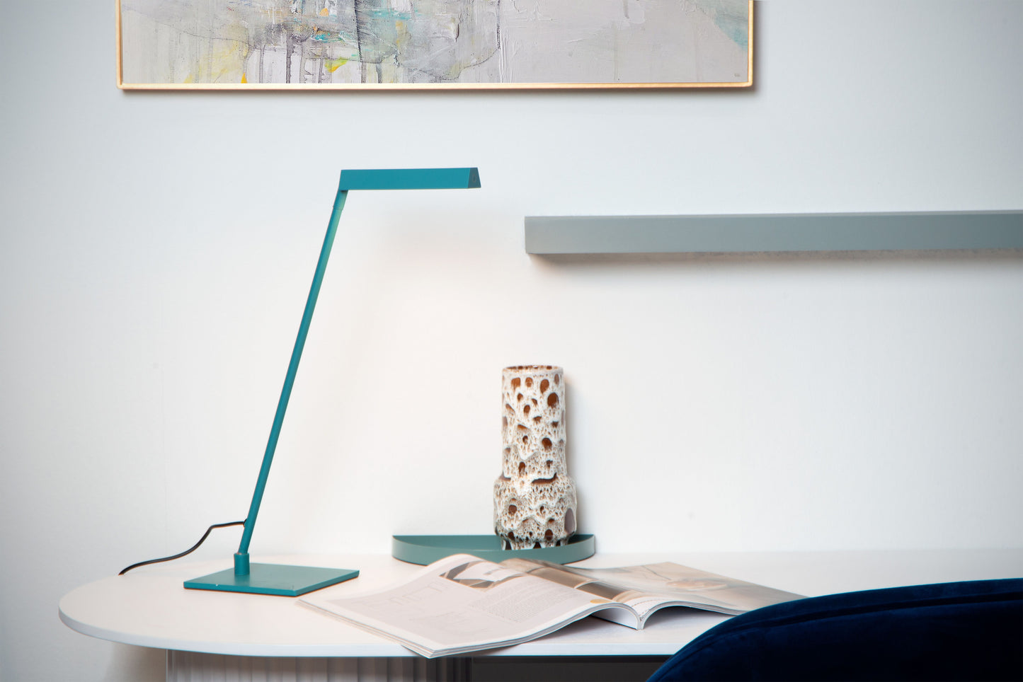 Lucide LAVALE - Table lamp - LED Dim. - 1x3W 2700K - Turquoise