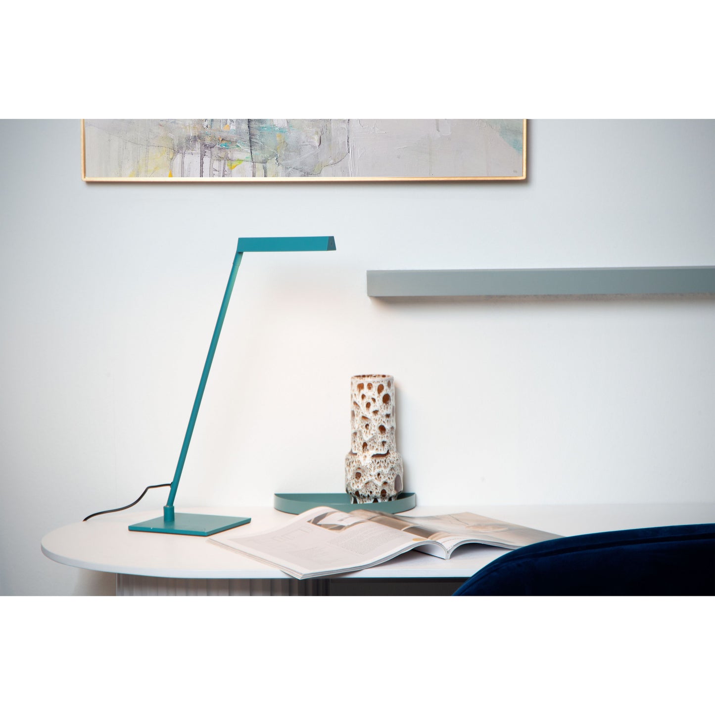 Lucide LAVALE - Table lamp - LED Dim. - 1x3W 2700K - Turquoise