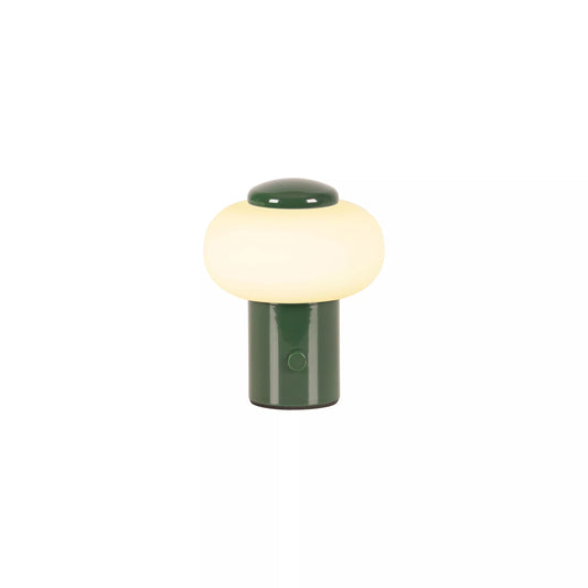 Lucide GUSTAV - Rechargeable Table lamp - Battery pack - Ø 8 cm - LED Dim. - 1x0,8W 2700K - Green | Essential