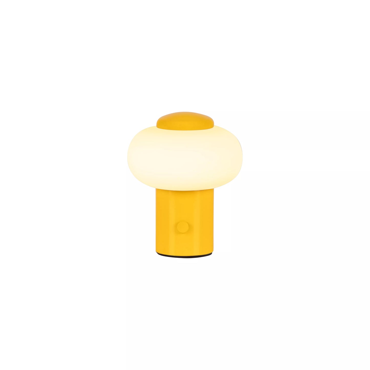 Lucide GUSTAV - Rechargeable Table lamp - Battery pack - Ø 8 cm - LED Dim. - 1x0,8W 2700K - Yellow | Essential