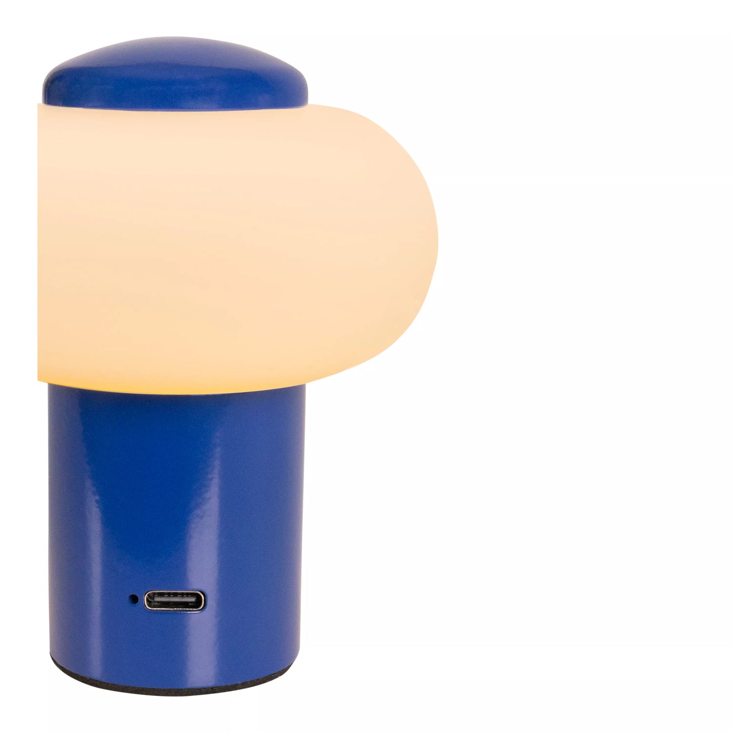 Lucide GUSTAV - Rechargeable Table lamp - Battery pack - Ø 8 cm - LED Dim. - 1x0,8W 2700K - Blue | Essential