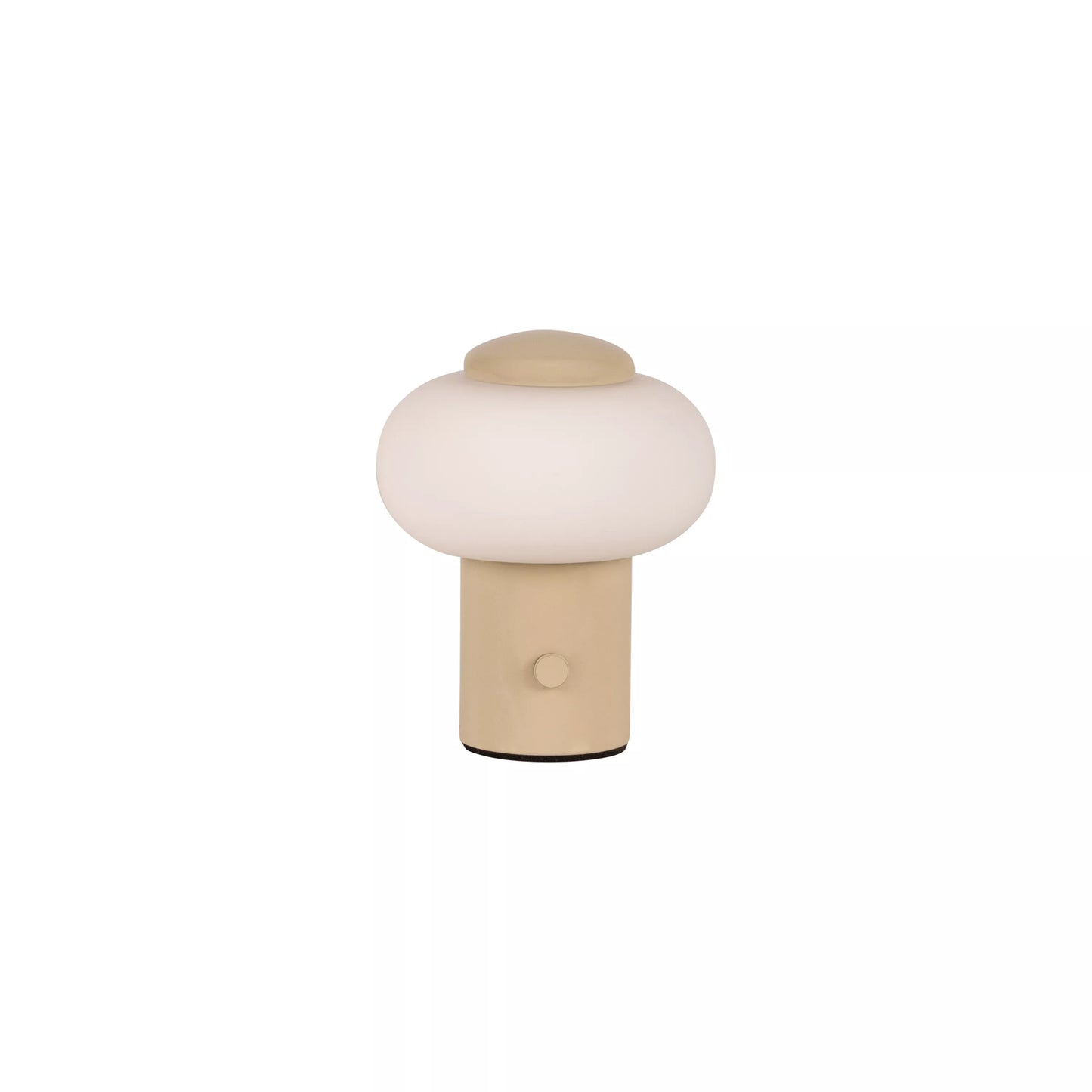 Lucide GUSTAV - Rechargeable Table lamp - Battery pack - Ø 8 cm - LED Dim. - 1x0,8W 2700K - Cream | Essential