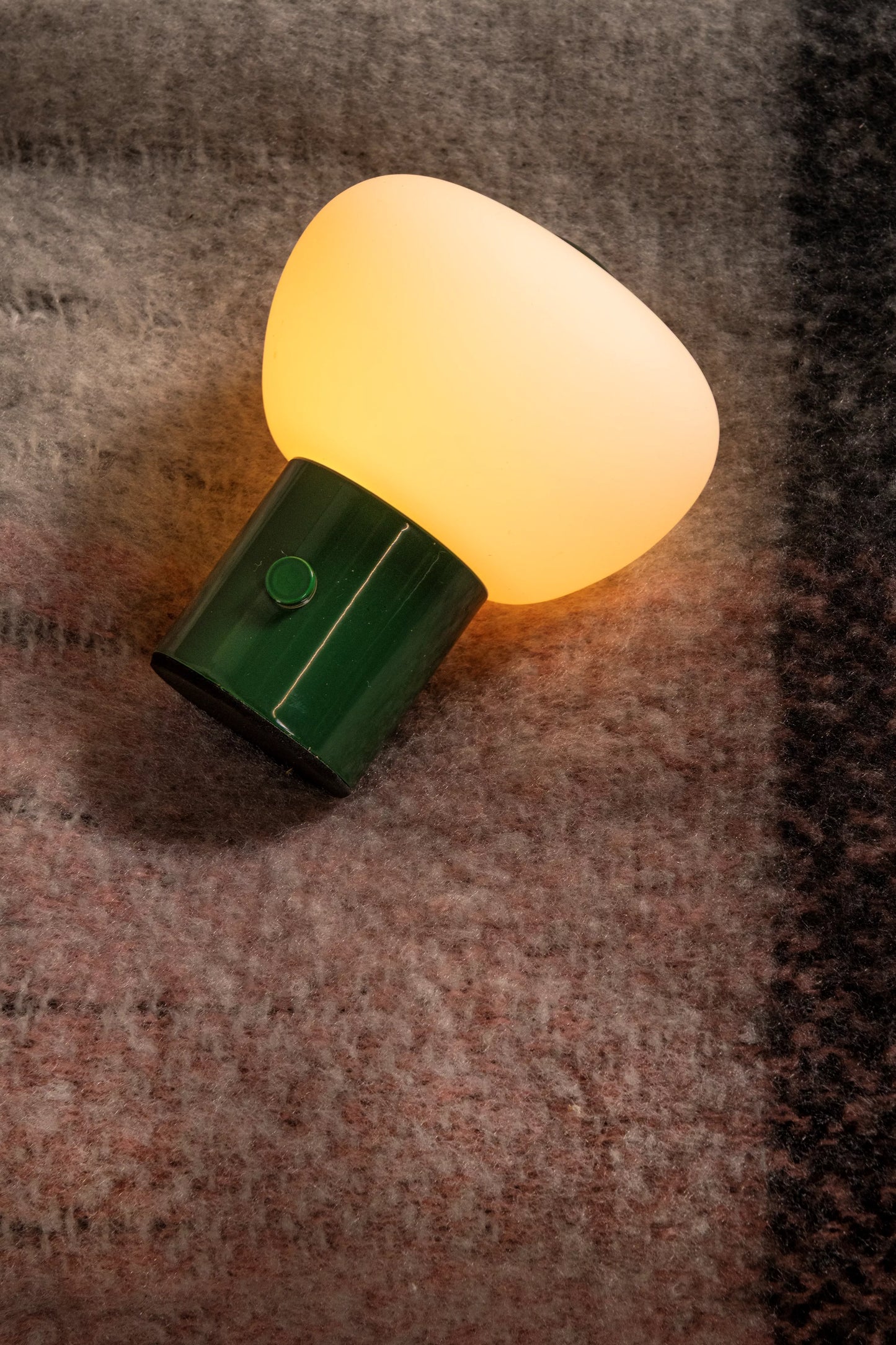 Lucide GUSTAV - Rechargeable Table lamp - Battery pack - Ø 8 cm - LED Dim. - 1x0,8W 2700K - Green | Essential