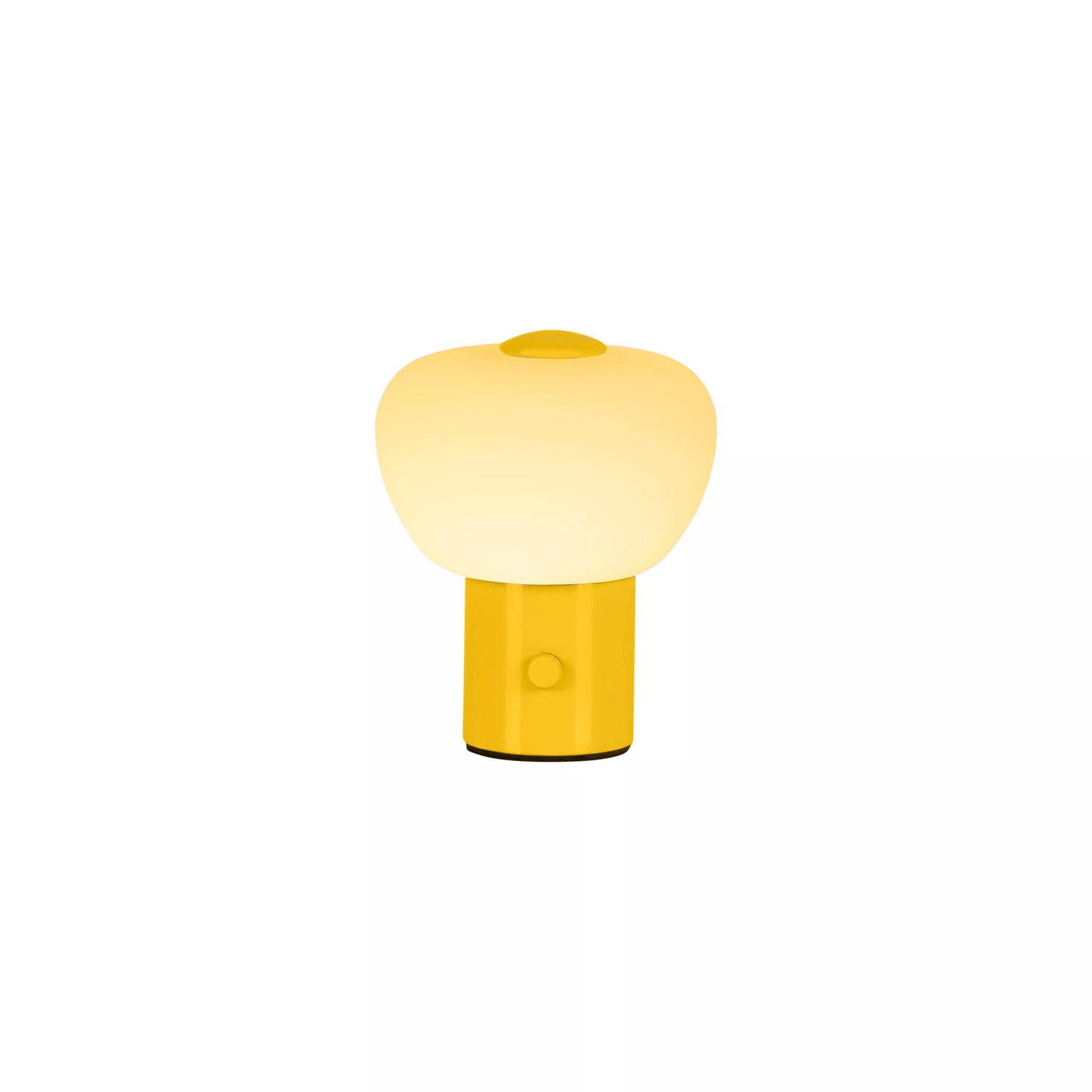Lucide GUSTAV - Rechargeable Table lamp - Battery pack - Ø 8 cm - LED Dim. - 1x0,8W 2700K - Yellow | Essential
