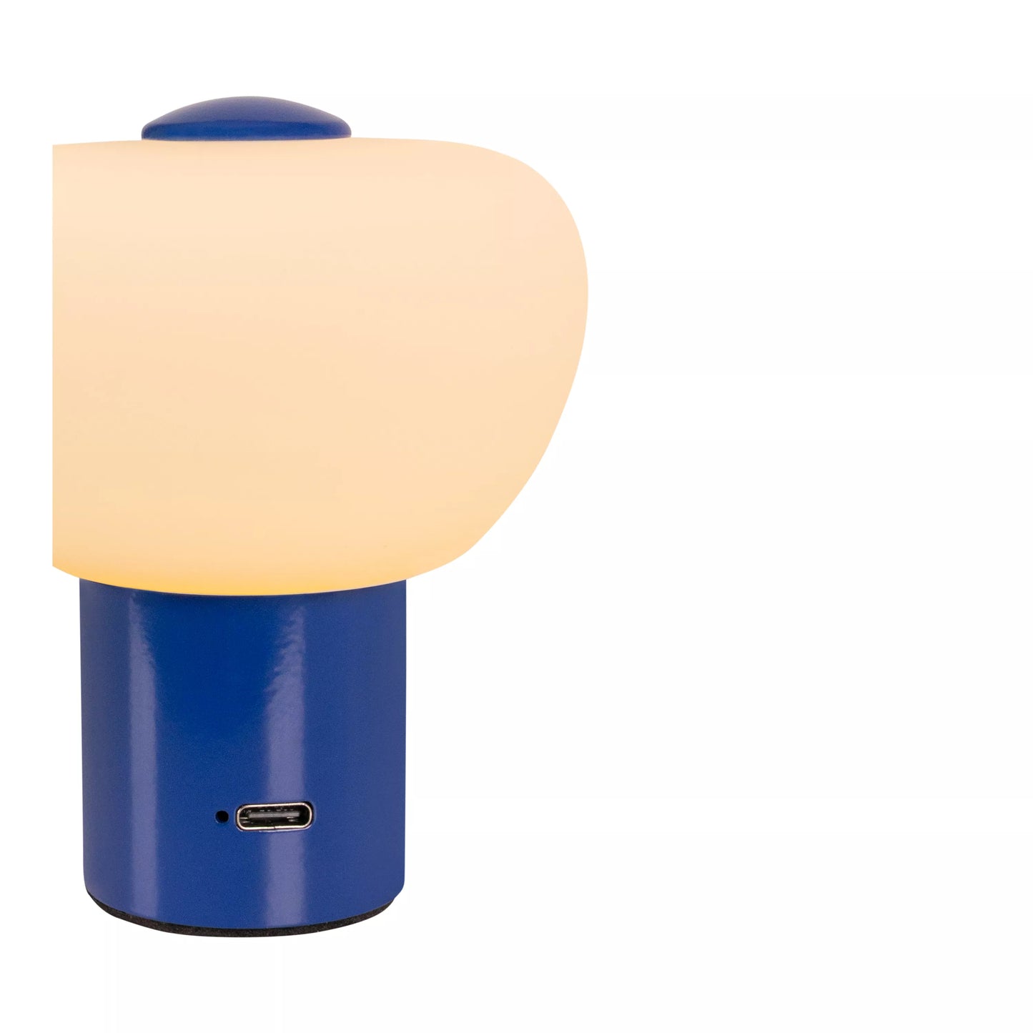 Lucide GUSTAV - Rechargeable Table lamp - Battery pack - Ø 8 cm - LED Dim. - 1x0,8W 2700K - Blue | Essential