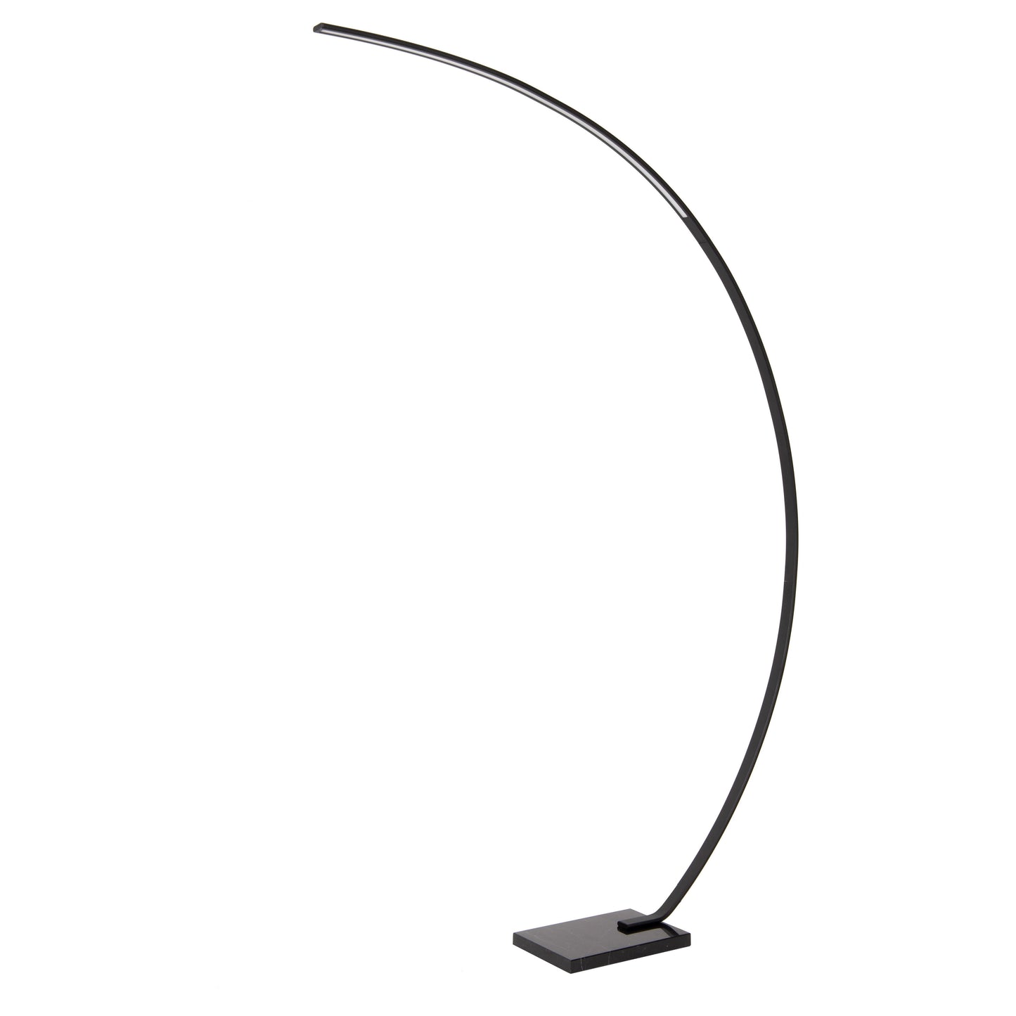 Lucide CURVE - Arc floor lamp - LED Dim. - 1x15W 2700K - Black