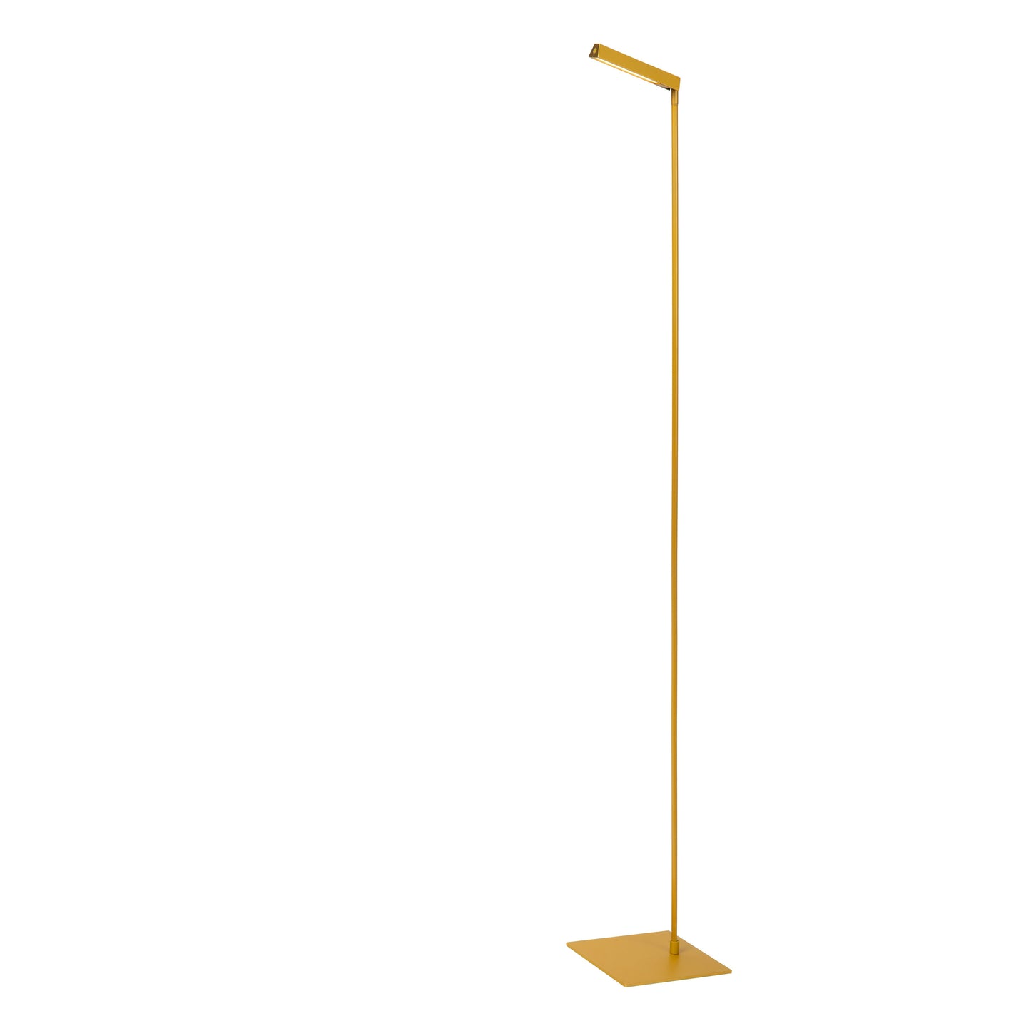 Lucide LAVALE - Floor reading lamp - LED Dim. - 1x3W 2700K - Ocher Yellow