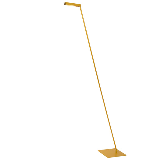 Lucide LAVALE - Floor reading lamp - LED Dim. - 1x3W 2700K - Ocher Yellow