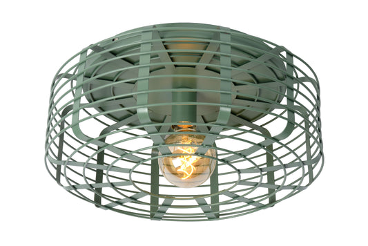 Lucide MELOPEE - Flush ceiling light - Ø 45 cm - 1xE27 - Turquoise