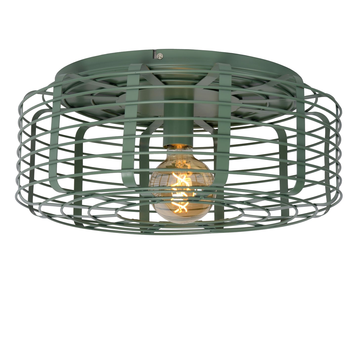 Lucide MELOPEE - Flush ceiling light - Ø 45 cm - 1xE27 - Turquoise