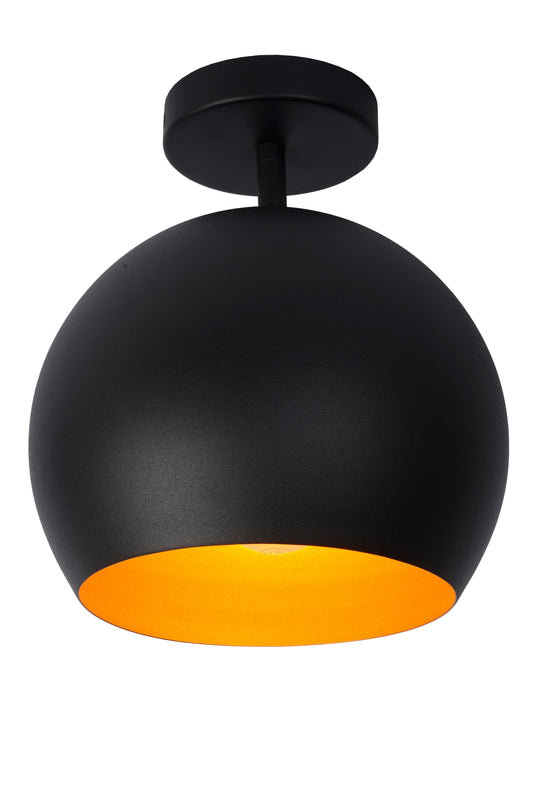 Lucide BINK - Flush ceiling light - Ø 24,5 cm - 1xE27 - Black