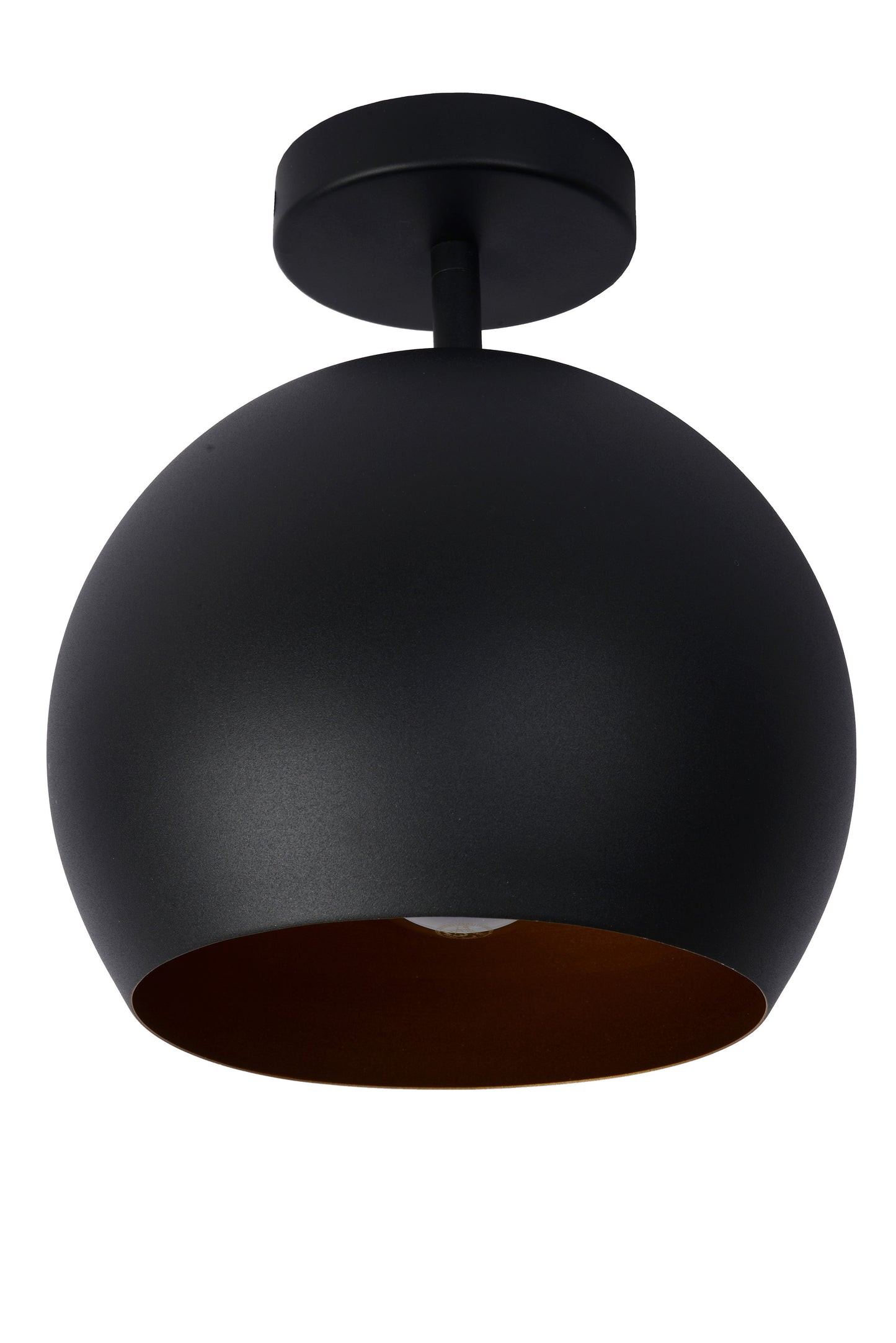 Lucide BINK - Flush ceiling light - Ø 24,5 cm - 1xE27 - Black