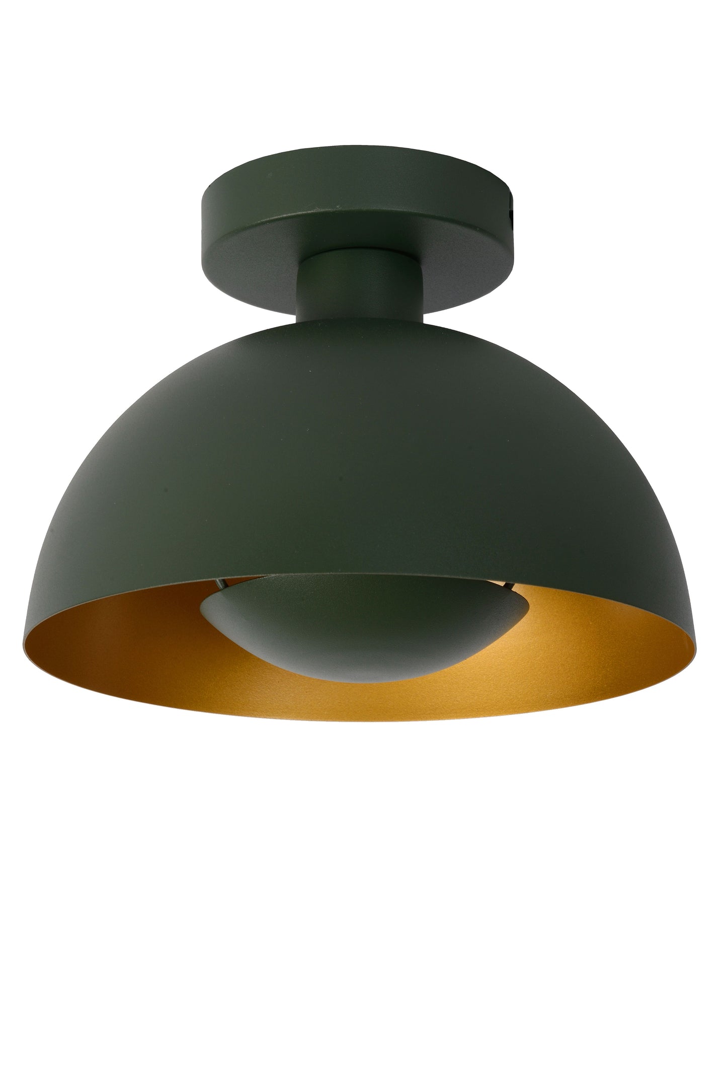 Lucide SIEMON - Flush ceiling light - Ø 25 cm - 1xE27 - Green