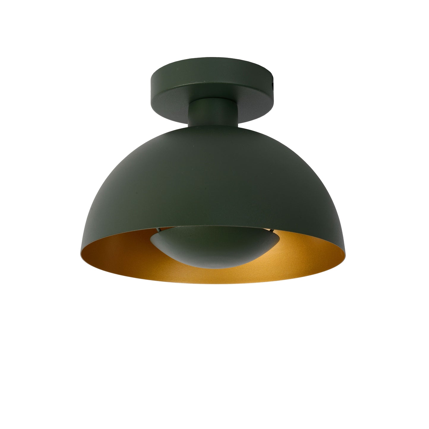 Lucide SIEMON - Flush ceiling light - Ø 25 cm - 1xE27 - Green