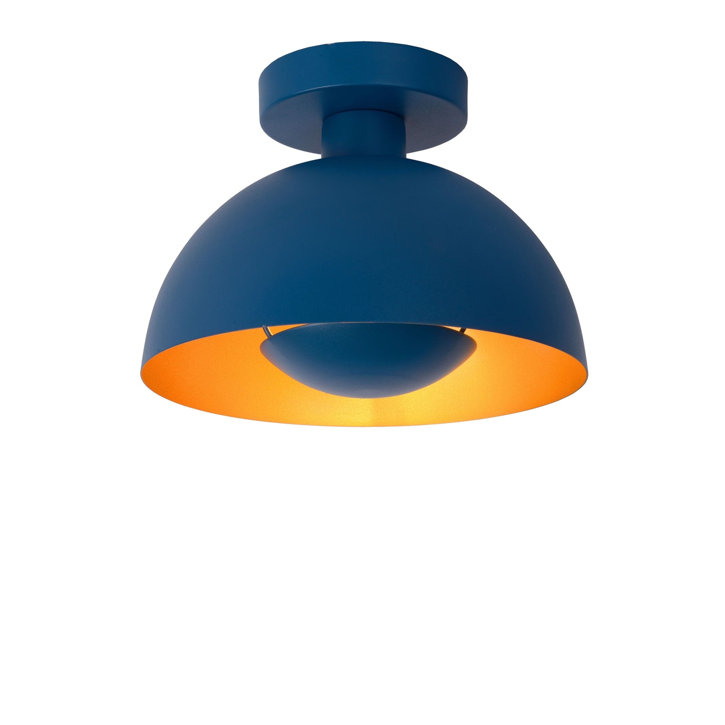 Lucide SIEMON - Flush ceiling light - Ø 25 cm - 1xE27 - Blue