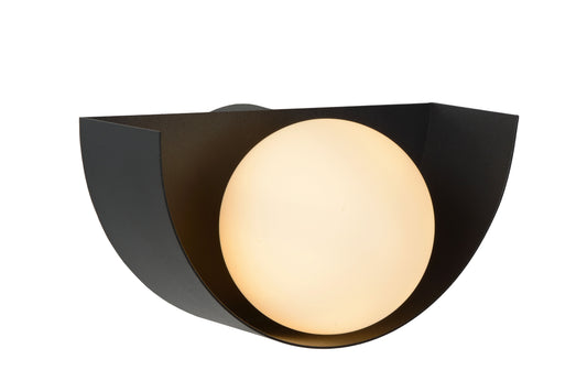 Lucide BENNI - Wall light - 1xG9 - Black