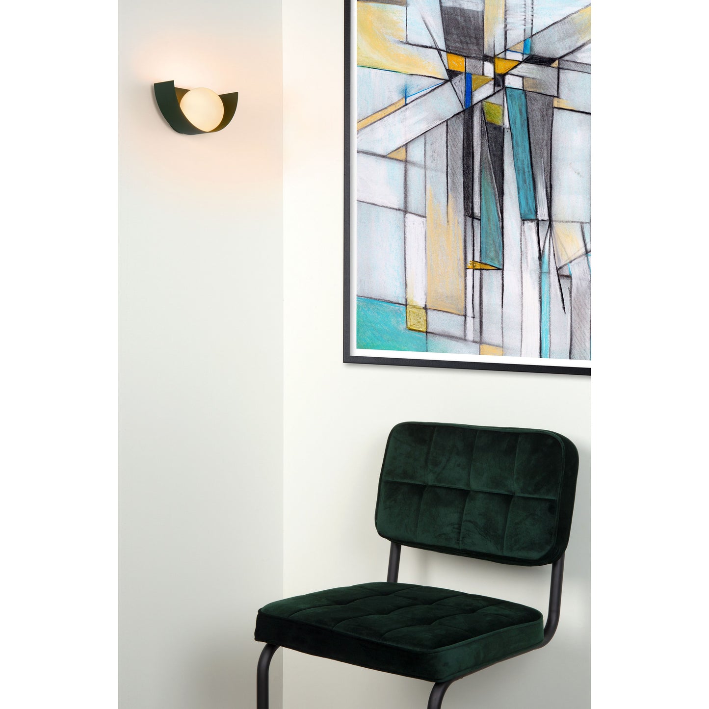 Lucide BENNI - Wall light - 1xG9 - Green