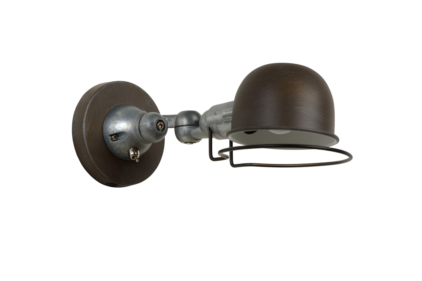 Lucide HONORE - Wall light - 1xE14 - Rust Brown