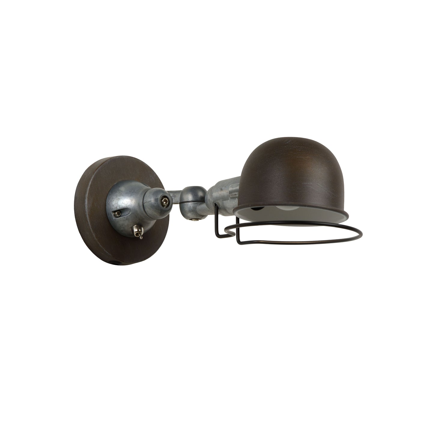 Lucide HONORE - Wall light - 1xE14 - Rust Brown