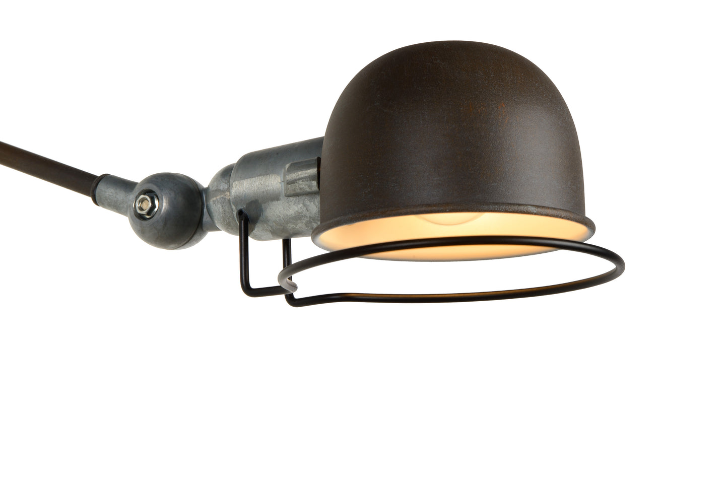 Lucide HONORE - Wall light - 1x E14 - Rust Brown