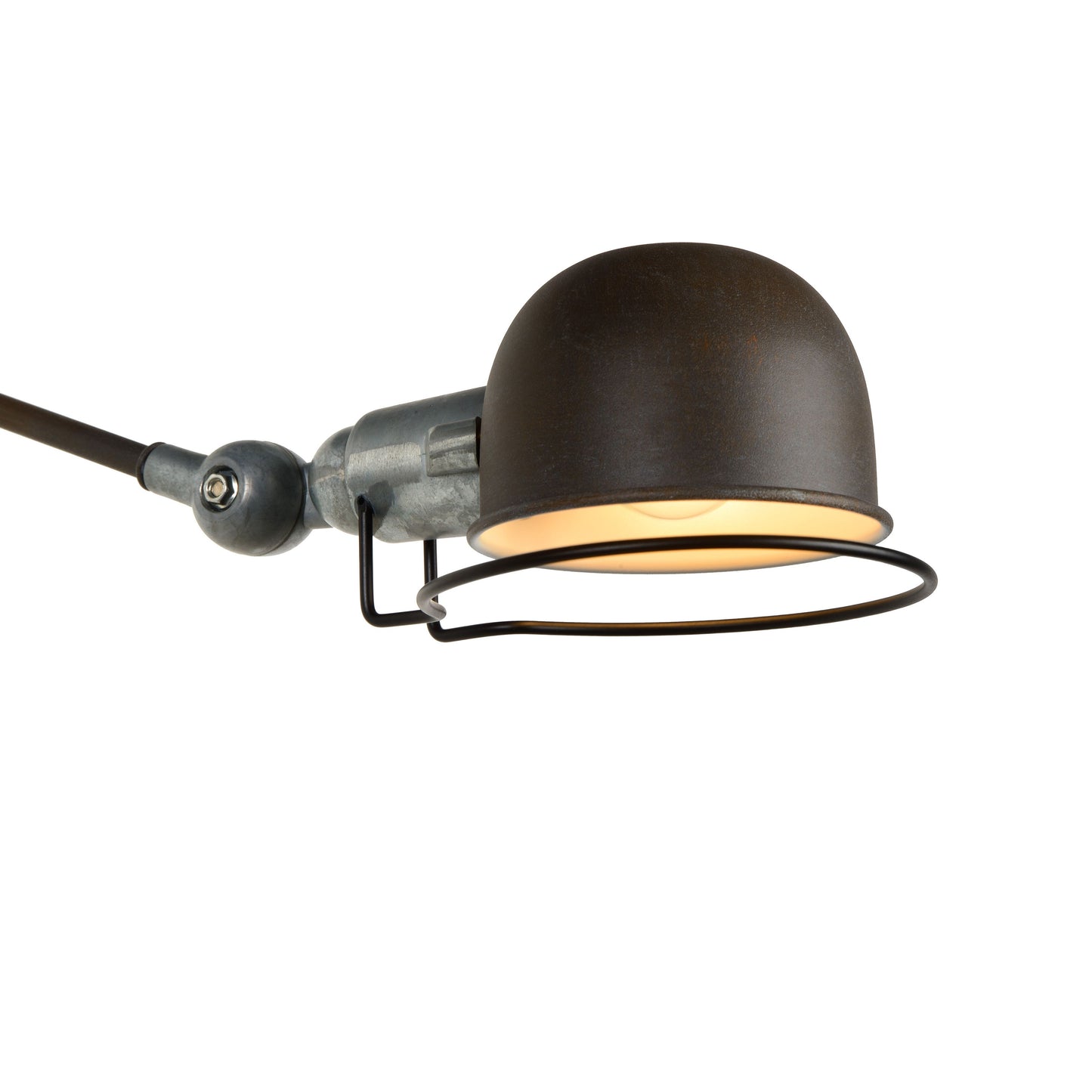 Lucide HONORE - Wall light - 1x E14 - Rust Brown