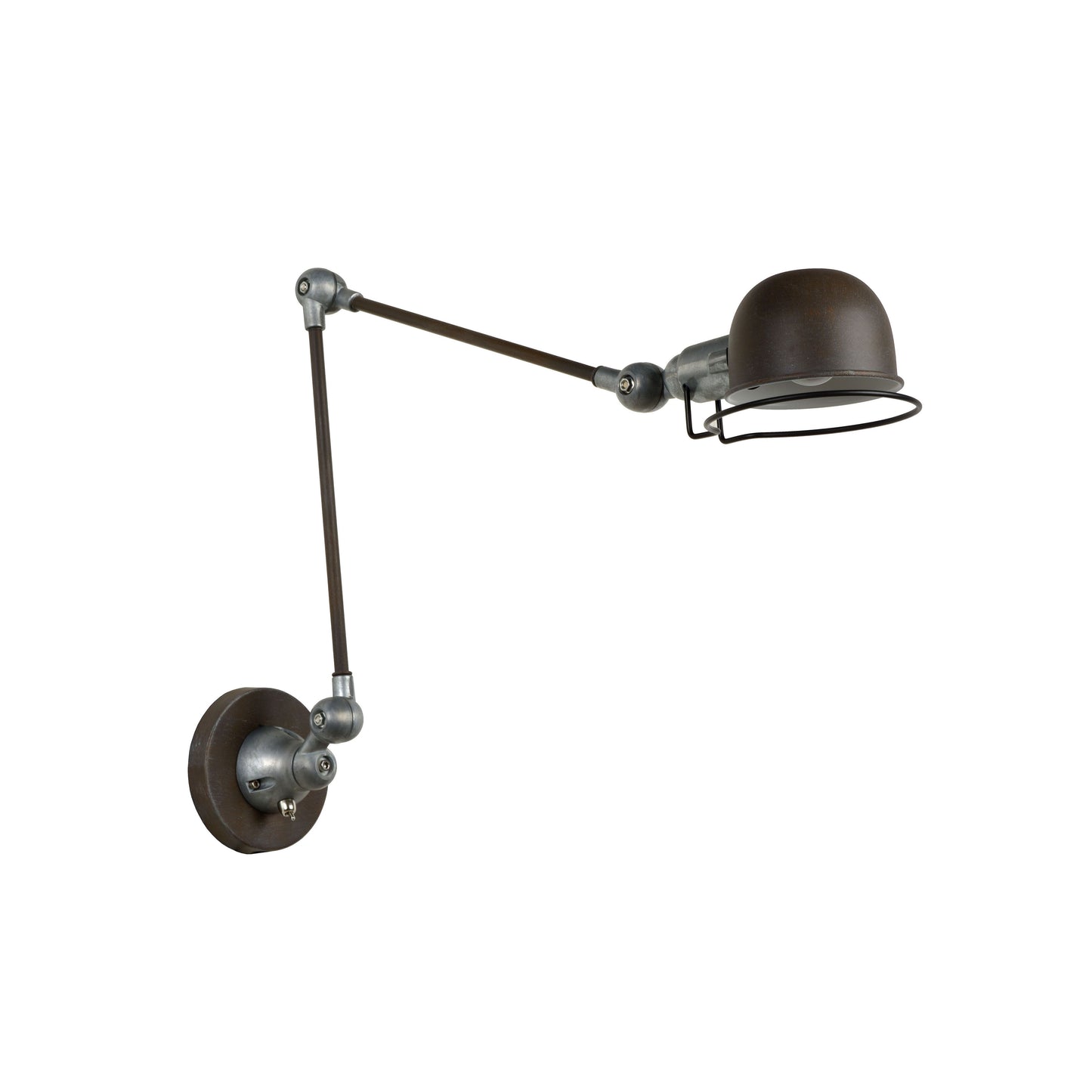 Lucide HONORE - Wall light - 1x E14 - Rust Brown