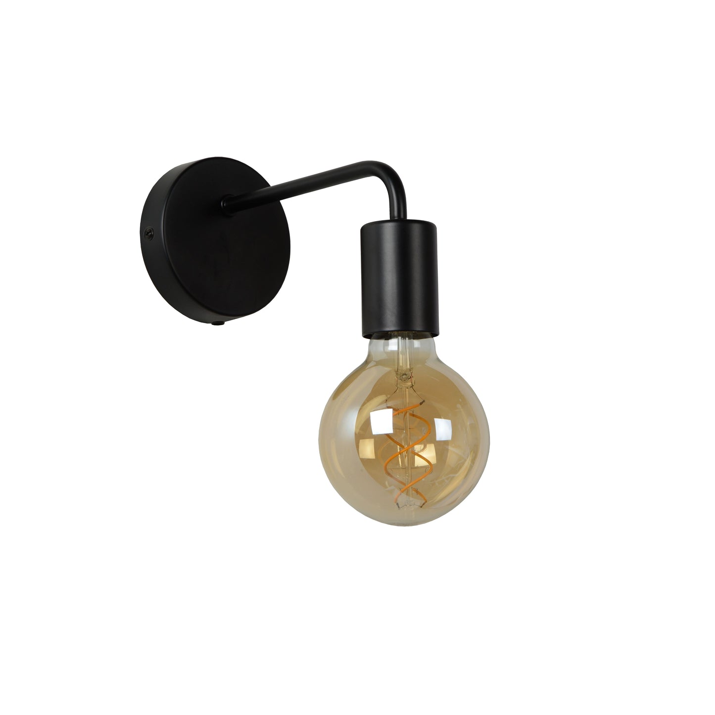 Lucide SCOTT - Wall light - 1xE27 - Black