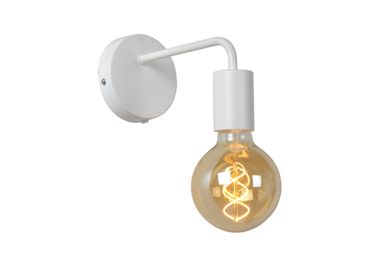 Lucide SCOTT - Wall light - 1xE27 - White