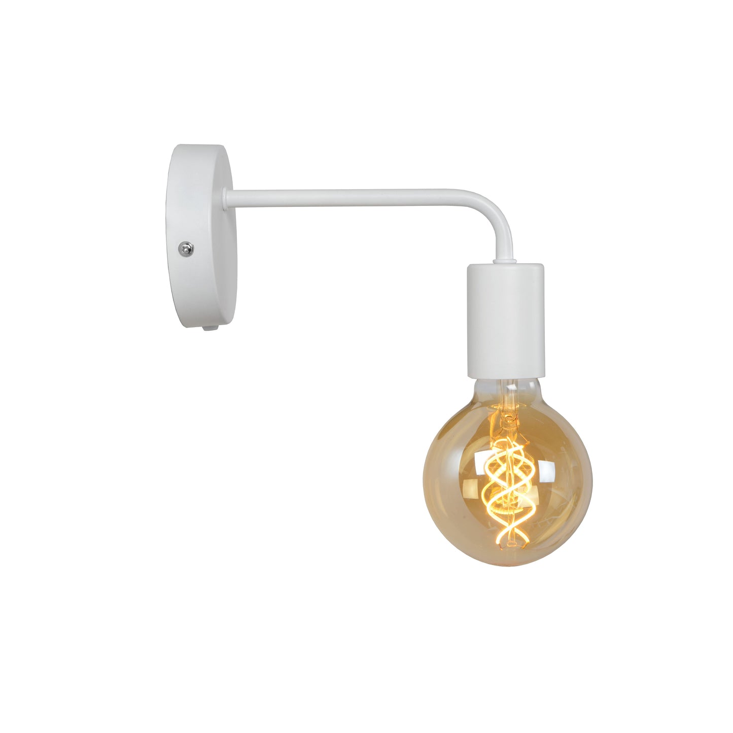 Lucide SCOTT - Wall light - 1xE27 - White