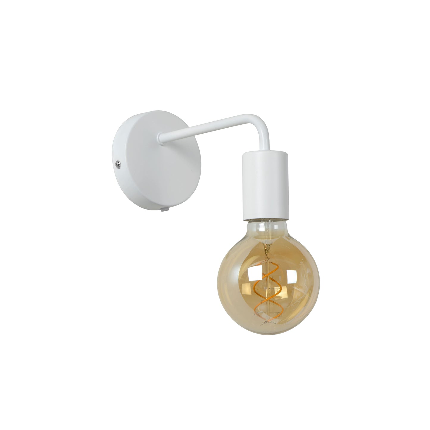 Lucide SCOTT - Wall light - 1xE27 - White