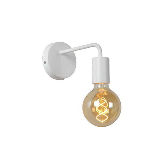 Lucide SCOTT - Wall light - 1xE27 - White