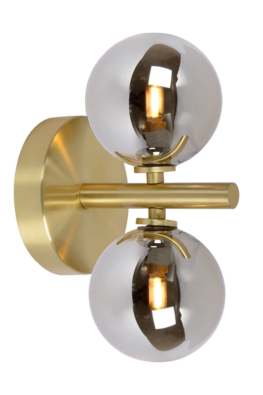 Lucide TYCHO - Wall light - 2xG9 - Matt Gold / Brass