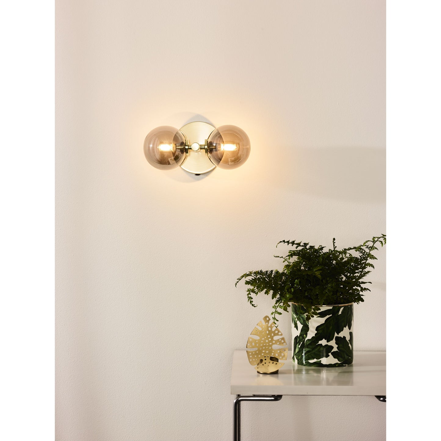 Lucide TYCHO - Wall light - 2xG9 - Matt Gold / Brass