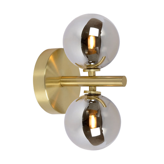 Lucide TYCHO - Wall light - 2xG9 - Matt Gold / Brass